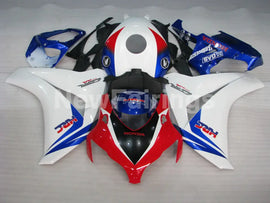White and Blue Red Factory Style - CBR1000RR 08-11 Fairing Kit