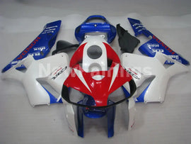 White Blue and Red Factory Style - CBR600RR 05-06 Fairing Kit