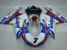Cargar imagen en el visor de la galería, White and Blue Red TIM - Ducati 848/1098/1198 07-11 Fairing Kit