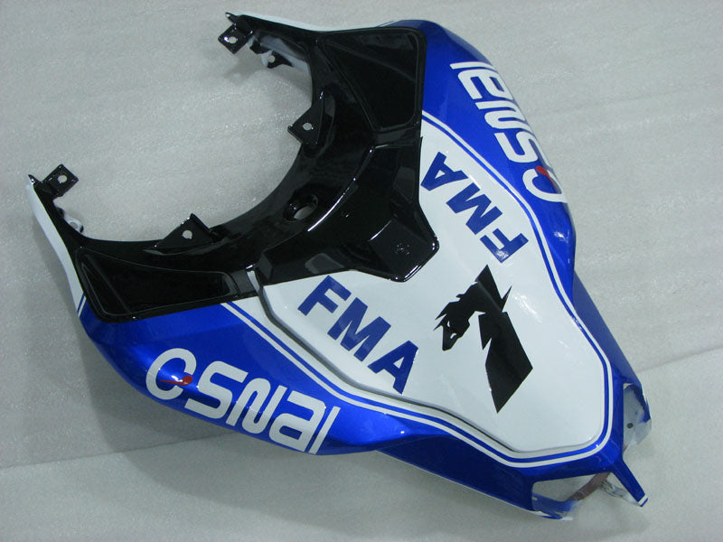 White and Blue Red TIM - Ducati 848/1098/1198 07-11 Fairing Kit