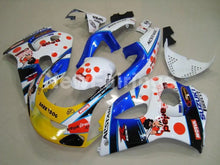 Cargar imagen en el visor de la galería, White and Blue Yellow Dark Dog - GSX-R750 96-99 Fairing Kit