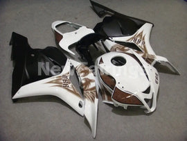 White Brown and Black Factory Style - CBR600RR 09-12 Fairing Kit