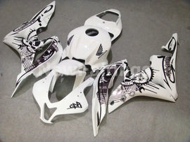 White with brown decal Factory Style - CBR600RR 07-08 Fairing Kit