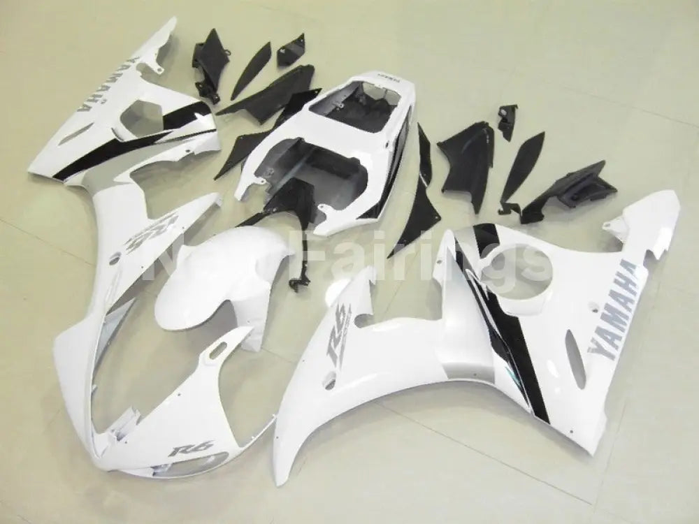 White Factory Style - YZF-R6 05 Fairing Kit