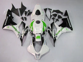 White Green and Black Factory Style - CBR600RR 07-08 Fairing Kit