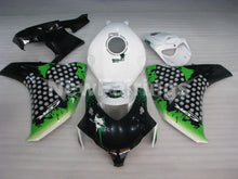 Cargar imagen en el visor de la galería, White and Green Black Motorcycle - CBR1000RR 08-11 Fairing Kit