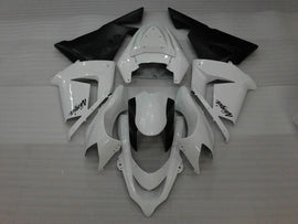 White and Matte Black Factory Style - NINJA ZX-10R 04-05 Fairing Kit