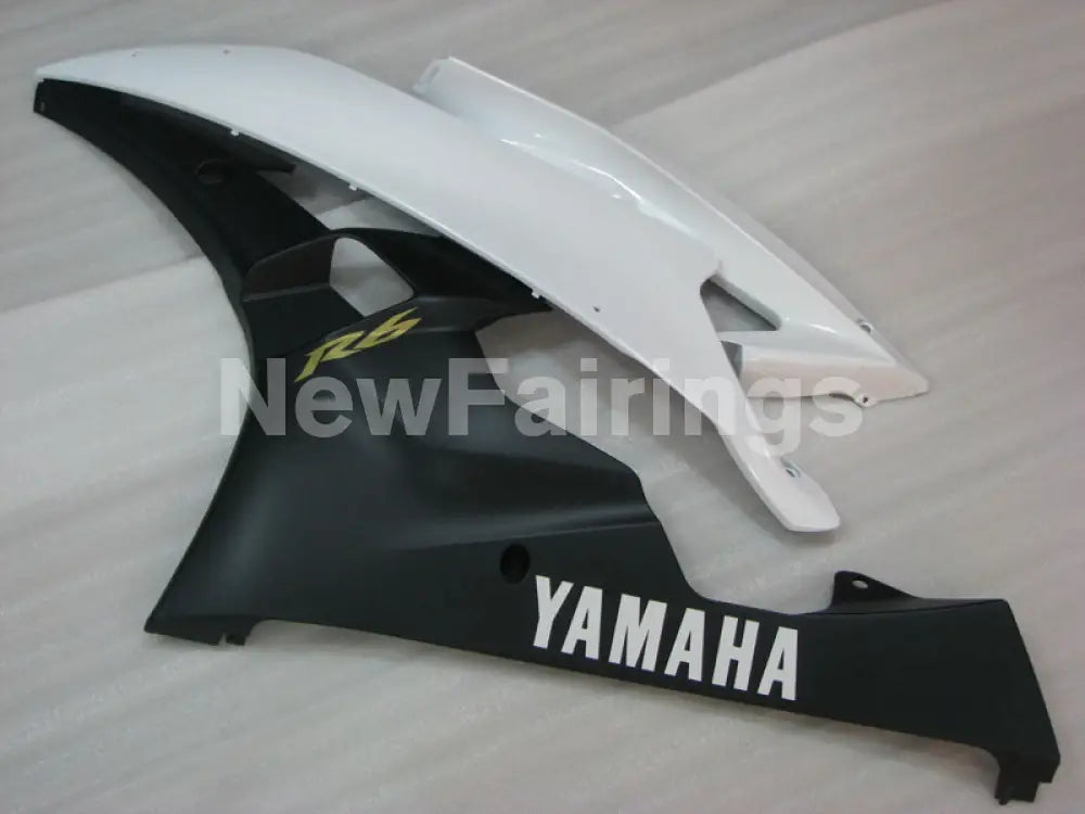 White Matte Black Factory Style - YZF-R6 06-07 Fairing Kit
