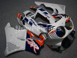 White and Orange Blue Factory Style - CBR 900 RR 92-93 Fairing Kit