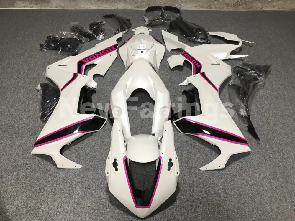 White and Pink Factory Style - CBR1000RR 17-19 Fairing Kit
