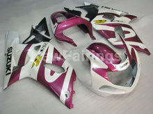 Cargar imagen en el visor de la galería, White and Purple Red Factory Style - GSX-R600 01-03 Fairing Kit