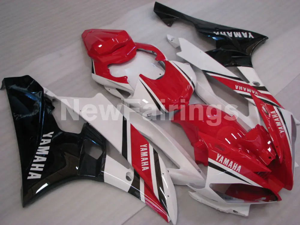 White Red and Black Factory Style - YZF-R6 06-07 Fairing Kit
