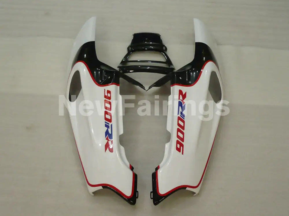 White and Red Black Factory Style - CBR 900 RR 92-93 Fairing Kit