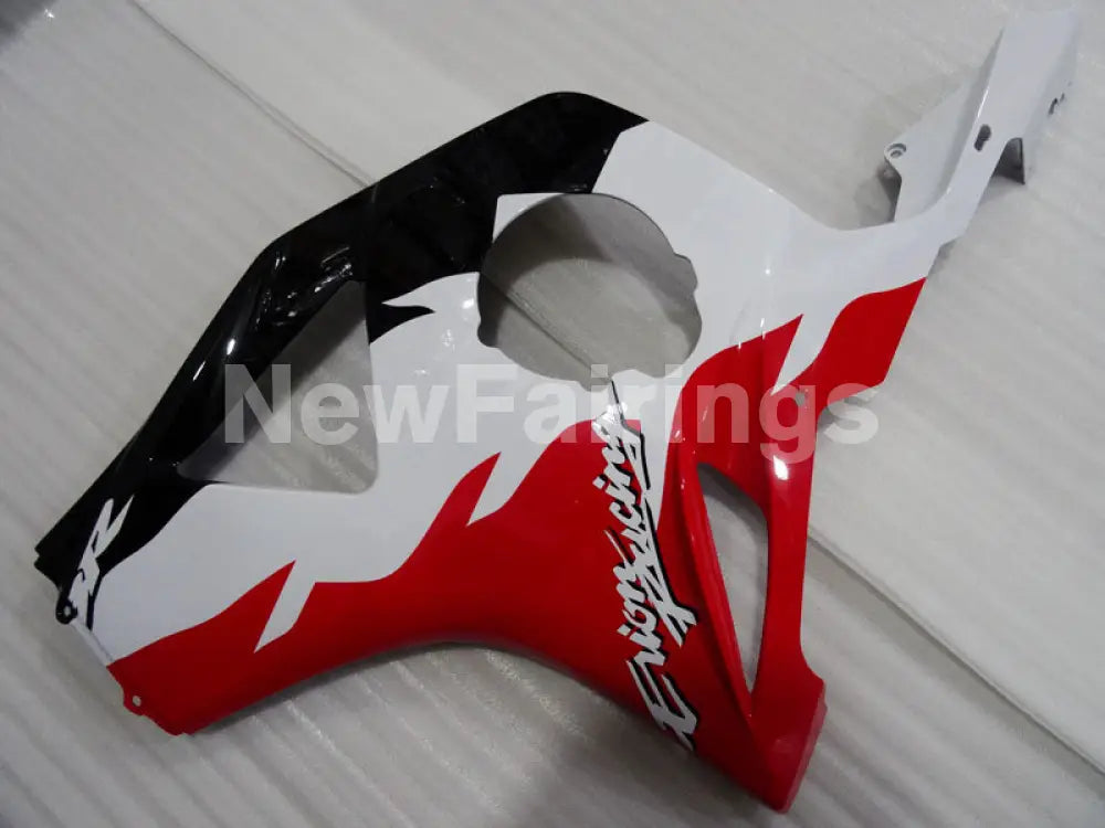 White and Red Black Factory Style - CBR 954 RR 02-03 Fairing Kit
