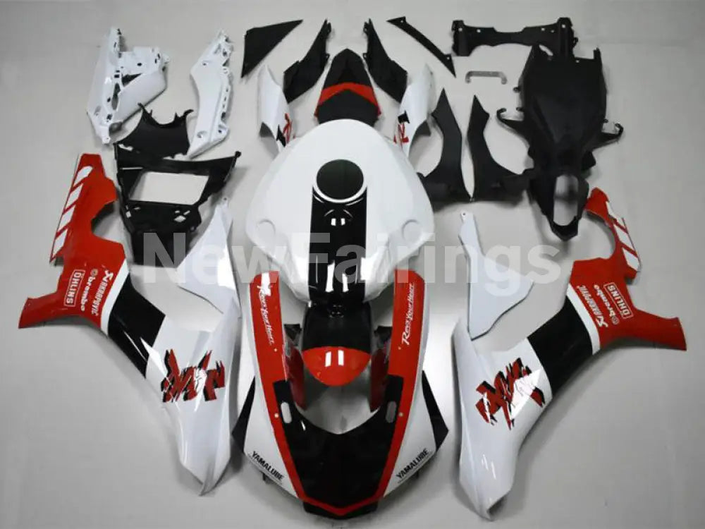 White Red Black Factory Style - YZF-R1 15-19 Fairing Kit
