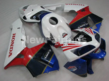 Cargar imagen en el visor de la galería, White Red and Blue Factory Style - CBR600RR 05-06 Fairing Kit