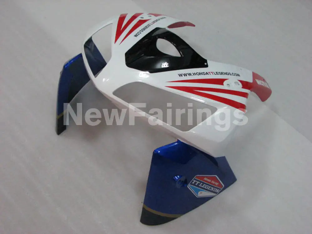 White Red and Blue Factory Style - CBR600RR 05-06 Fairing Kit