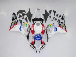 White and Red Blue Lee - CBR600RR 07-08 Fairing Kit