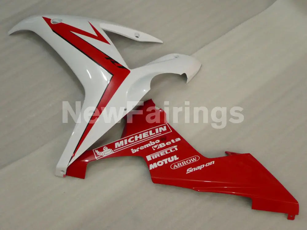 White Red Factory Style - YZF-R1 02-03 Fairing Kit