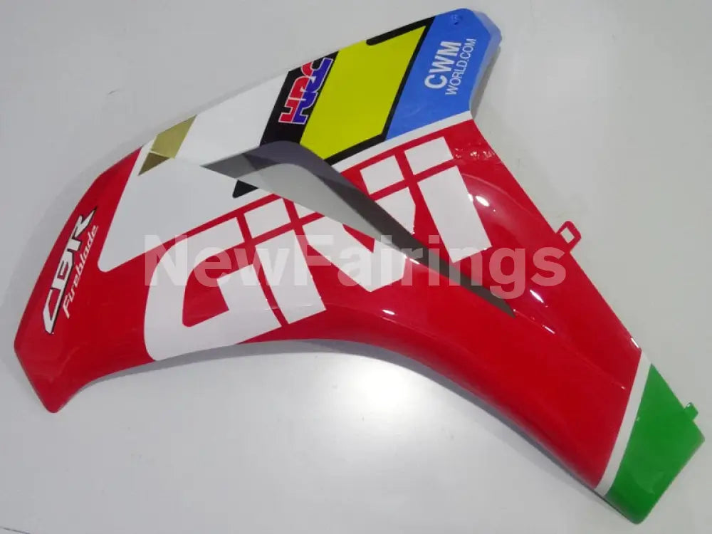White and Red GiVi - CBR1000RR 08-11 Fairing Kit