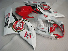 Cargar imagen en el visor de la galería, White and Red Lucky Strike - GSX-R1000 05-06 Fairing Kit