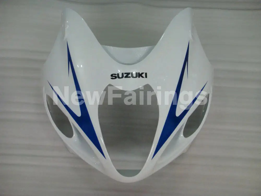 White Silver and Blue Factory Style - GSX1300R Hayabusa 99-07 Fairing Kit