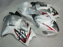 Cargar imagen en el visor de la galería, White Silver and Wine red Factory Style - GSX1300R Hayabusa 99-07 Fairing Kit