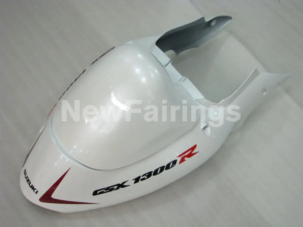 White Silver and Wine red Factory Style - GSX1300R Hayabusa 99-07 Fairing Kit