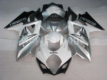 Cargar imagen en el visor de la galería, White and Silver Black Factory Style - GSX-R1000 07-08 Fairing Kit
