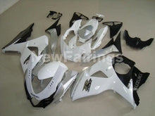 Cargar imagen en el visor de la galería, White and Silver Black Factory Style - GSX-R1000 09-16 Fairing Kit