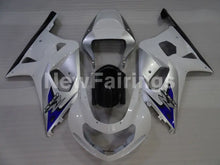 Cargar imagen en el visor de la galería, White Silver and Black Factory Style - GSX-R600 01-03 Fairing Kit