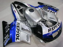 Cargar imagen en el visor de la galería, White and Silver Blue Repsol - CBR600 F2 91-94 Fairing Kit