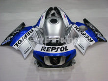Cargar imagen en el visor de la galería, White and Silver Blue Repsol - CBR600 F2 91-94 Fairing Kit