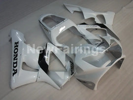 White and Silver Factory Style - CBR 929 RR 00-01 Fairing Kit