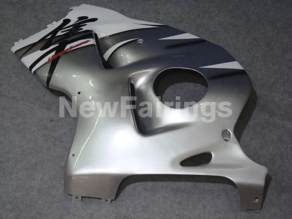 White Silver Factory Style - GSX1300R Hayabusa 99-07 Fairing Kit