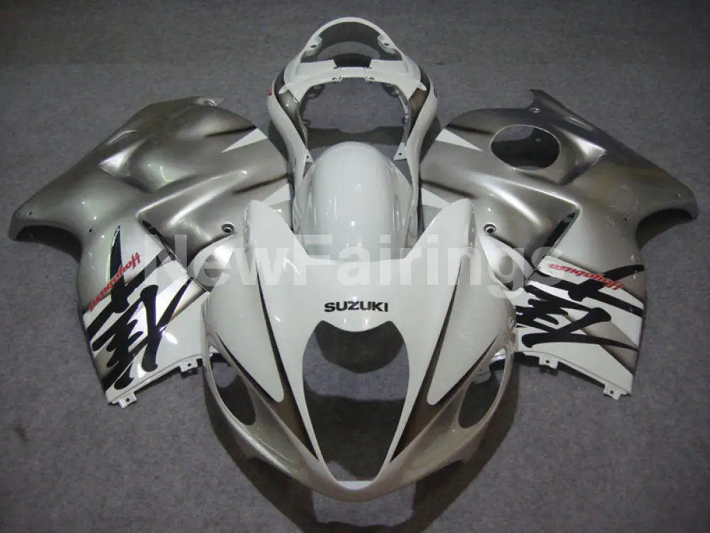 White Silver Factory Style - GSX1300R Hayabusa 99-07 Fairing Kit