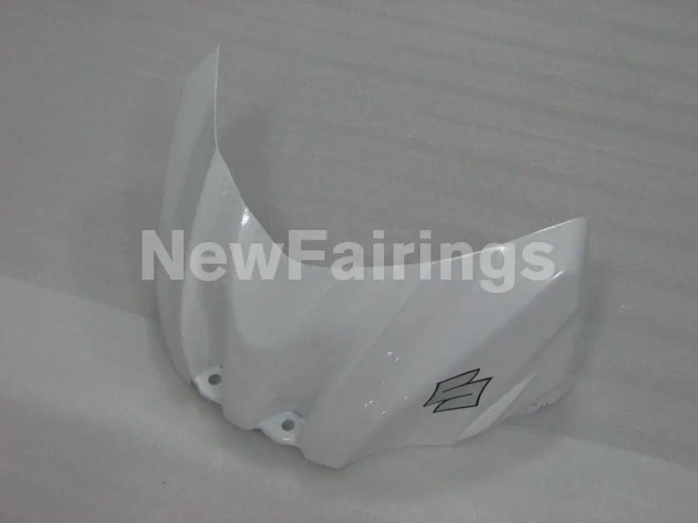 White and Silver Matte Black Factory Style - GSX-R1000 09-16 Fairing Kit