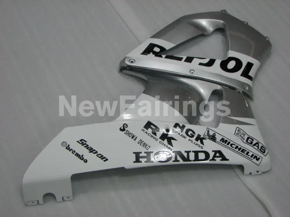 White and Silver Repsol - CBR 929 RR 00-01 Fairing Kit