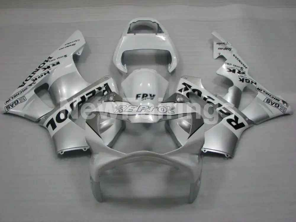 White and Silver Repsol - CBR 929 RR 00-01 Fairing Kit