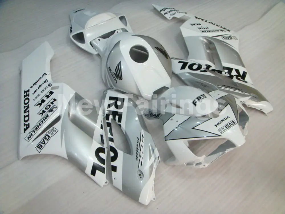 White and Silver Repsol - CBR1000RR 04-05 Fairing Kit