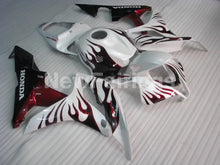 Cargar imagen en el visor de la galería, White and Wine Red Flame - CBR600RR 07-08 Fairing Kit