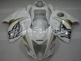 White with Black decals Factory Style - GSX1300R Hayabusa 08-20 Fairing Kit