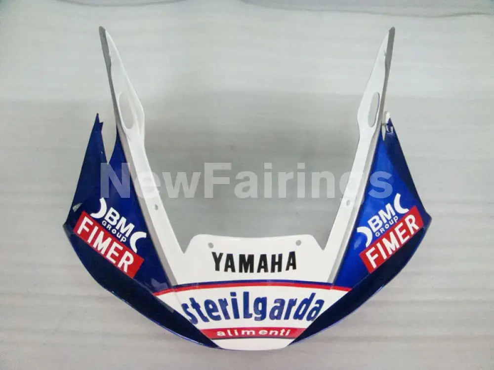 Whte and Blue Sterilgarda - YZF-R6 98-02 Fairing Kit