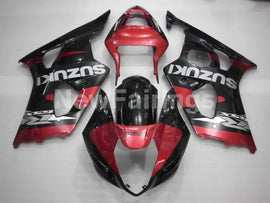 Wine Red and Black Factory Style - GSX-R1000 03-04 Fairing Kit
