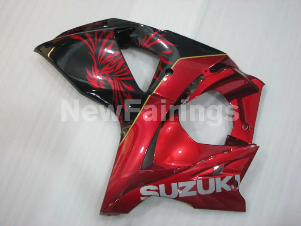 Wine Red and Black Factory Style - GSX-R1000 09-16 Fairing Kit
