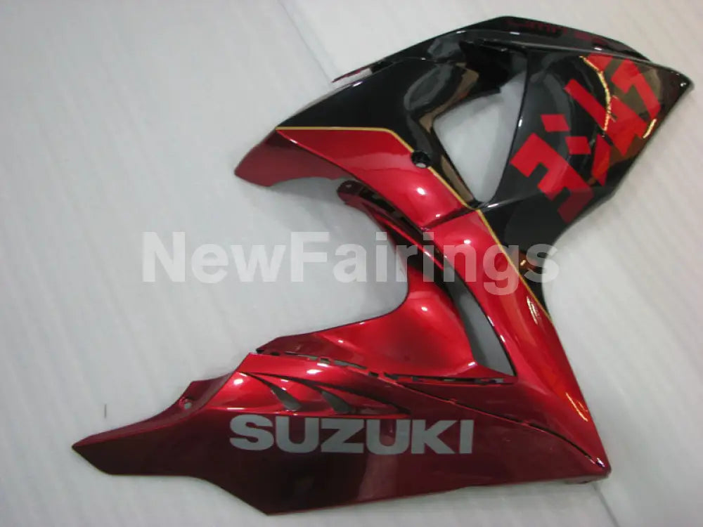 Wine Red and Black Factory Style - GSX-R1000 09-16 Fairing Kit