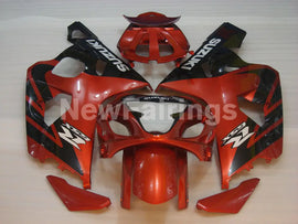 Wine Red and Black Factory Style - GSX-R600 04-05 Fairing Kit