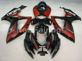 Wine Red and Black Factory Style - GSX-R600 06-07 Fairing Kit