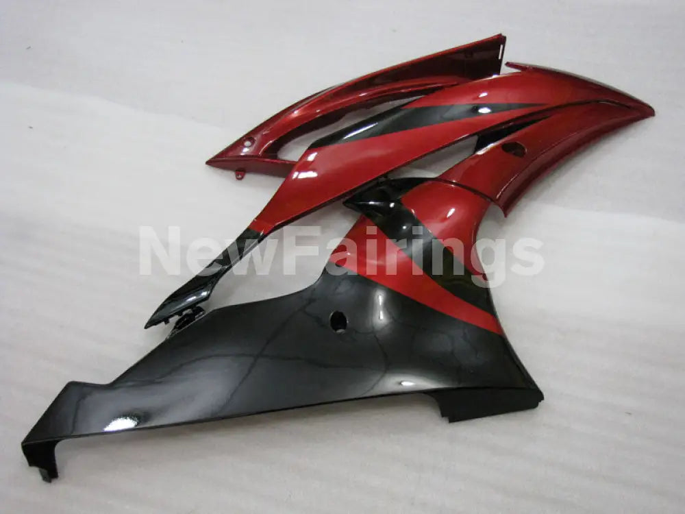 Wine Red and Black Factory Style - YZF-R6 08-16 Fairing Kit