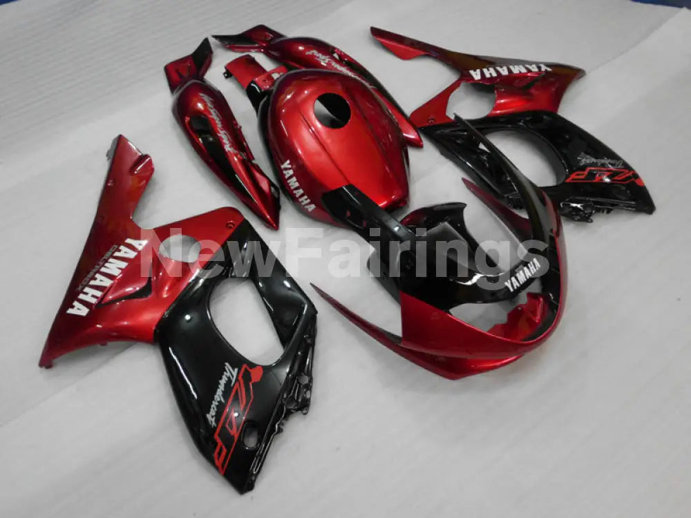 Wine Red and Black Factory Style - YZF600R Thundercat 96-07 Fairing Kit